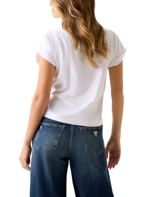 STARS T-shirt with print and studs purwhite - T-shirt