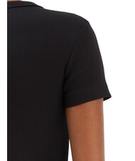 GUESS STUDS SCRIPT Slim fit short-sleeved T-shirt jetbla - T-shirt - 4