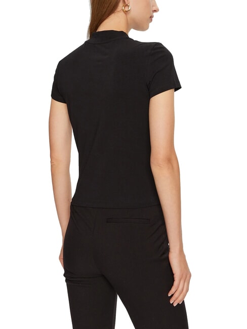 MOCK NECK ALL OVER 4G Slim fit T-shirt with rhinestones jetbla - T-shirt