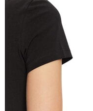 GUESS MOCK NECK ALL OVER 4G Slim fit T-shirt with rhinestones jetbla - T-shirt - 4