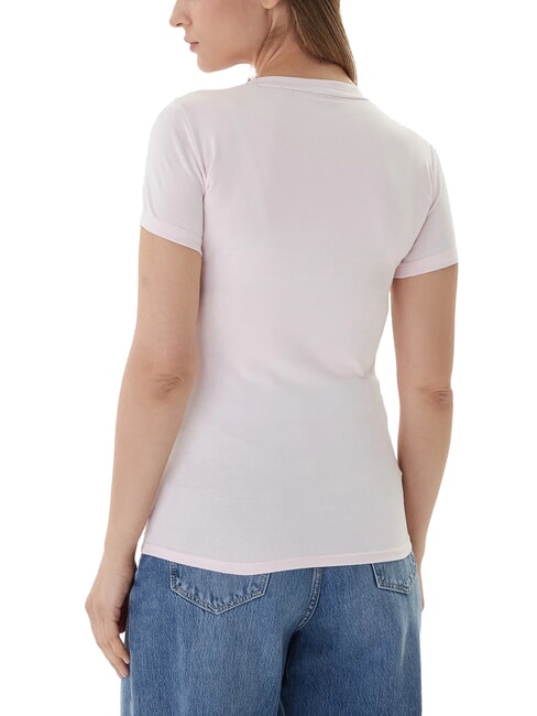 MINI TRIANGLE V-neck T-shirt delicate pink - T-shirt