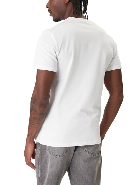 LOGO BOX Slim fit short sleeve t-shirt purwhite - T-shirt