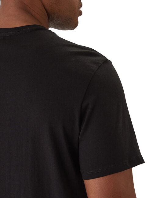 PAINTED TRIANGLE Regular fit short sleeve t-shirt jetbla - T-shirt