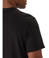 GUESS PAINTED TRIANGLE Regular fit short sleeve t-shirt jetbla - T-shirt - 4