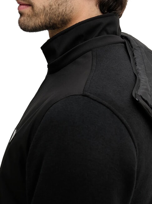 KNITTED Hooded jacket jetbla - Men's Jackets