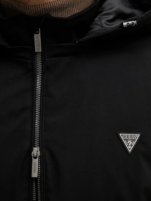 KNITTED Hooded jacket jetbla - Men's Jackets