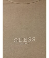 GUESS AIDY T-shirt written in the same color khaki way - T-shirt - 3