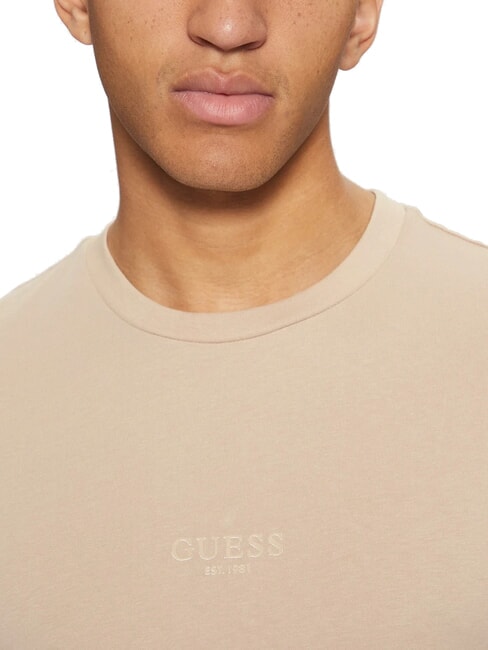 AIDY T-shirt written in the same color neutral sand - T-shirt