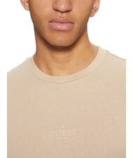 GUESS AIDY T-shirt written in the same color neutral sand - T-shirt - 3