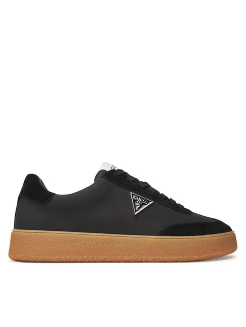 WIMAN Leather sneakers BLACK - Men&rsquo;s shoes