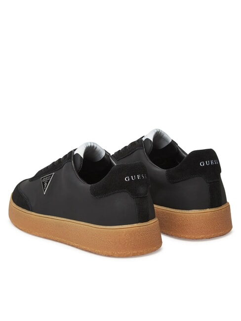 WIMAN Leather sneakers BLACK - Men&rsquo;s shoes