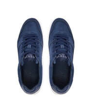 GUESS WINNO Suede leather sneakers blue - Men&rsquo;s shoes - 4