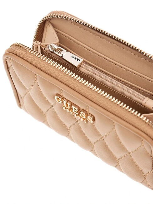 VALLA Medium Zip Around Wallet BEIGE - Women&rsquo;s Wallets