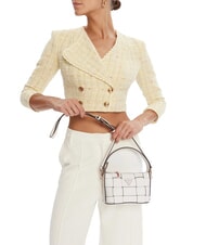 GUESS MAYLEE Mini handbag with shoulder strap OFFWHITE - Women&rsquo;s Bags - 4