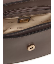 GUESS JANE Mini shoulder bag dark taupe - Women&rsquo;s Bags - 4