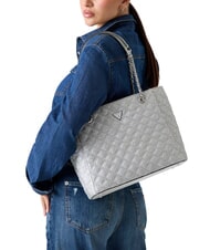 GUESS GIULLY Shopping Bag SILVER - Women’s Bags - 4