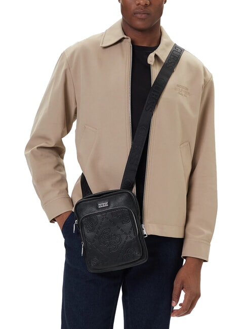 BOSTON Flat bag BLACK - Over-the-shoulder Bags for Men