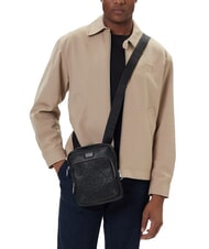 GUESS BOSTON Flat bag BLACK - Over-the-shoulder Bags for Men - 4