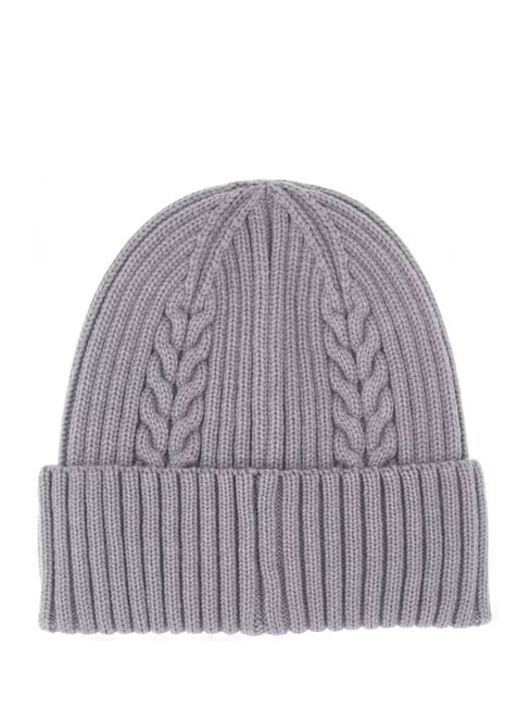 KNITTED Cuffed hat gray - Hats
