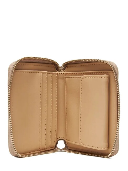 PHOEBE Small zip around wallet simply taupe logo - Women&rsquo;s Wallets