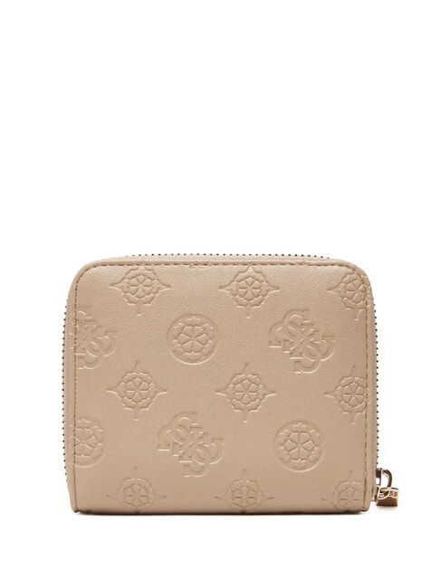 PHOEBE Small zip around wallet simply taupe logo - Women&rsquo;s Wallets