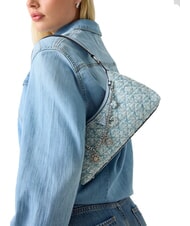 GUESS EVERLEE Shoulder bag misty blue multi - Women&rsquo;s Bags - 4