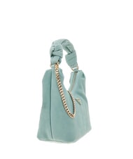 GUESS ISOTTA Suede leather bag with chain eucalyptus - Women&rsquo;s Bags - 3