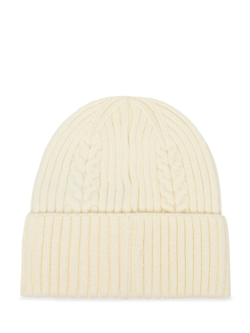 KNITTED Cuffed hat white - Hats