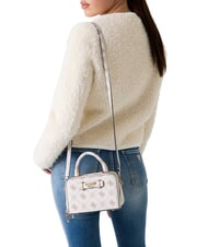 GUESS SILIA Micro Handbag, with shoulder strap vanilla logo - Women’s Bags - 5