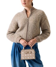 GUESS SILIA Micro Handbag, with shoulder strap biscuits logo - Women&rsquo;s Bags - 5