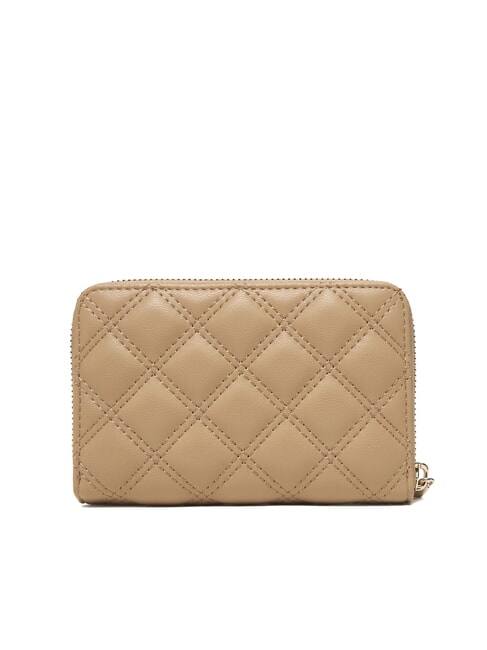 GIULLY 2 Medium quilted zip-up wallet BEIGE - Women&rsquo;s Wallets