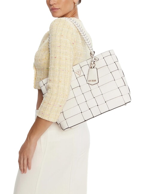 MAYLEE Woven shopping bag OFFWHITE - Women’s Bags