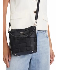 GUESS MAYLEE Mini Bucket Shoulder Bag BLACK - Women&rsquo;s Bags - 5