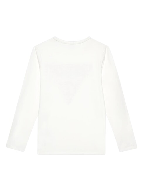 KIDS Long-sleeved T-shirt with rhinestones salt white - Child T-shirt