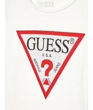 GUESS KIDS Long-sleeved T-shirt with rhinestones salt white - Child T-shirt - 3