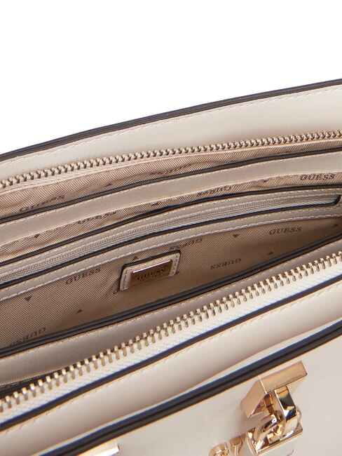 QUEENSLAND Handbag, with shoulder strap off white/taupe - Women&rsquo;s Bags