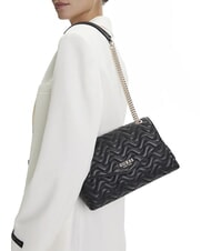 GUESS MELISANDRA Shoulder bag / crossbody bag BLACK - Women’s Bags - 5