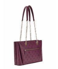 GUESS TISHA Shoulder bag wine logo - Women&rsquo;s Bags - 2