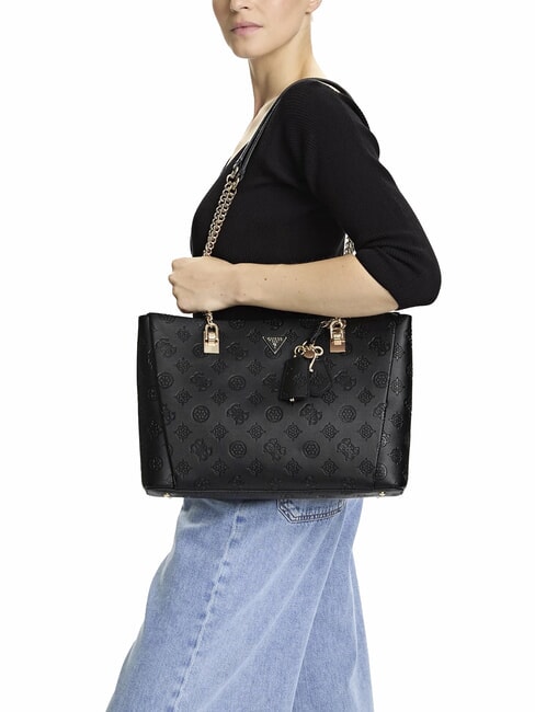 TISHA Shoulder bag black logo - Women’s Bags