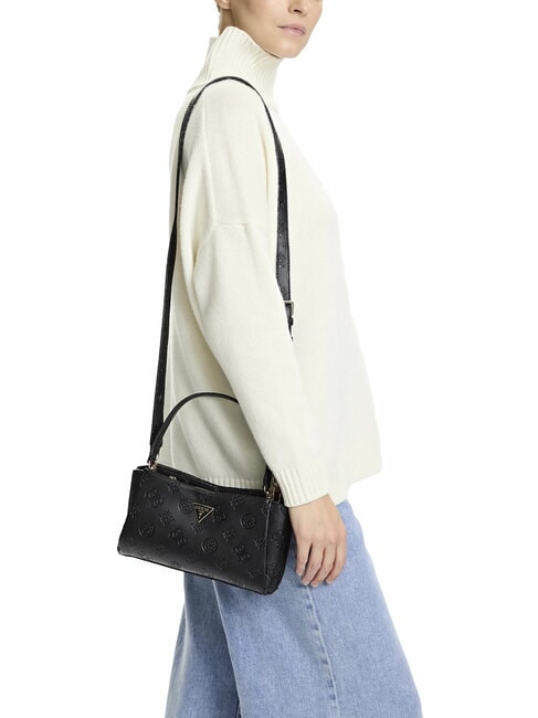 TISHA Handbag, with shoulder strap black logo - Women’s Bags