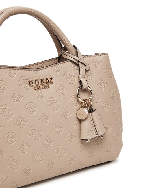 PHOEBE Handbag, with shoulder strap simply taupe logo - Women’s Bags