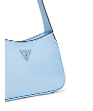 GUESS ARNELA Shiny shoulder bag sky blue - Women&rsquo;s Bags - 3