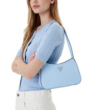 GUESS ARNELA Shiny shoulder bag sky blue - Women&rsquo;s Bags - 5