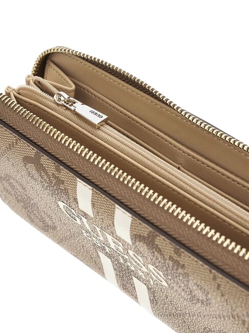 LAUREL 2 Large zip-around wallet MILK LOGO - Women&rsquo;s Wallets