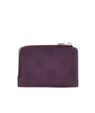 GUESS LAUREL 2 Medium zip-around wallet wine logo - Women&rsquo;s Wallets - 4