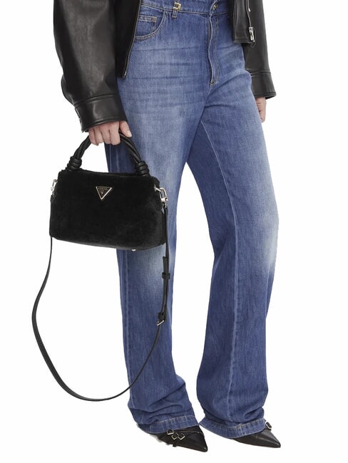 SHAIDA Medium handbag with shoulder strap BLACK - Women’s Bags