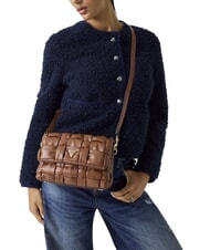 GUESS MARION Woven shoulder bag with shoulder strap RED - Women’s Bags - 4