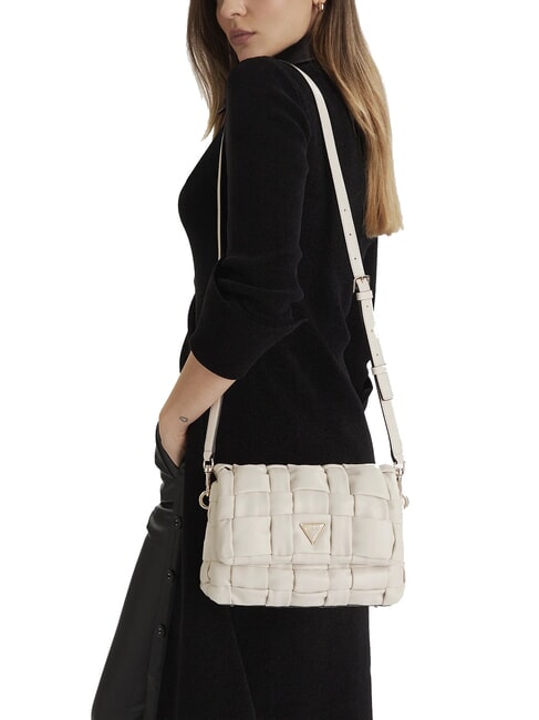 MARION Woven shoulder bag with shoulder strap bone - Women&rsquo;s Bags