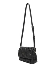 GUESS MARION Woven shoulder bag with shoulder strap BLACK - Women’s Bags - 4