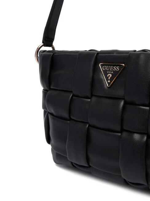 MARION Woven shoulder bag BLACK - Women&rsquo;s Bags